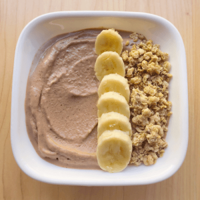 CHOCOLATE PEANUT BUTTER SMOOTHIE&nbsp;BOWL